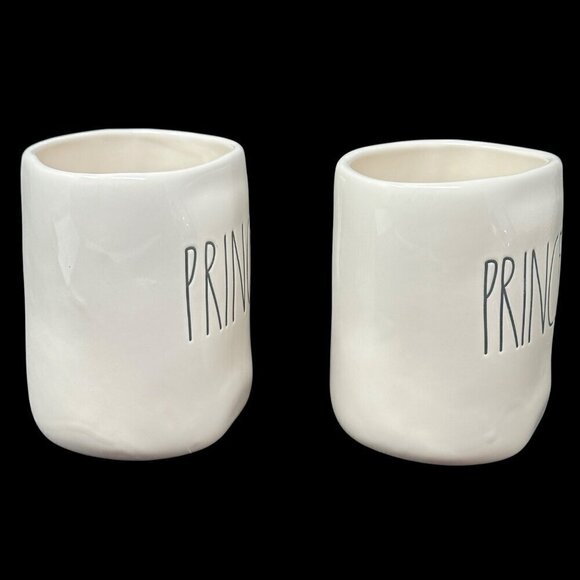 Rae Dunn Prince Princess Couples Mug Set Magenta LL Large Letters Coffee Tea Cup - Picture 7 of 9